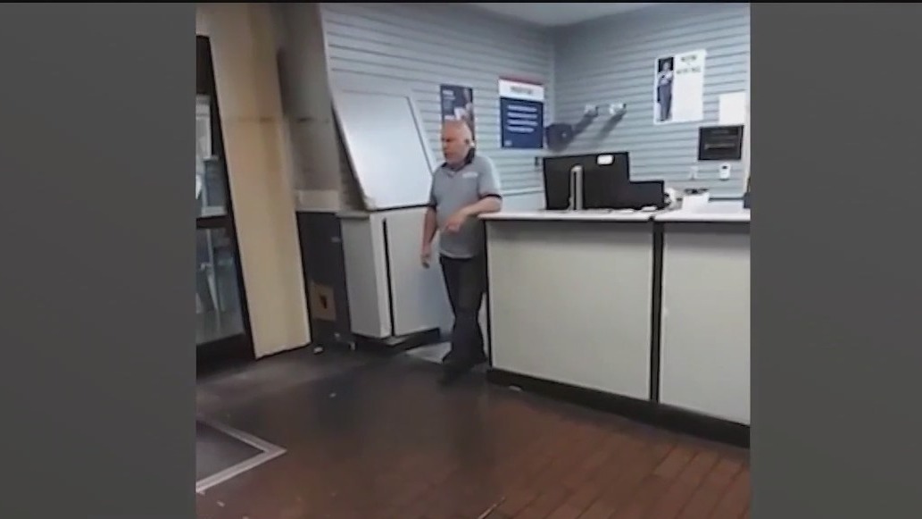 USPS worker struck 3 customers, police say